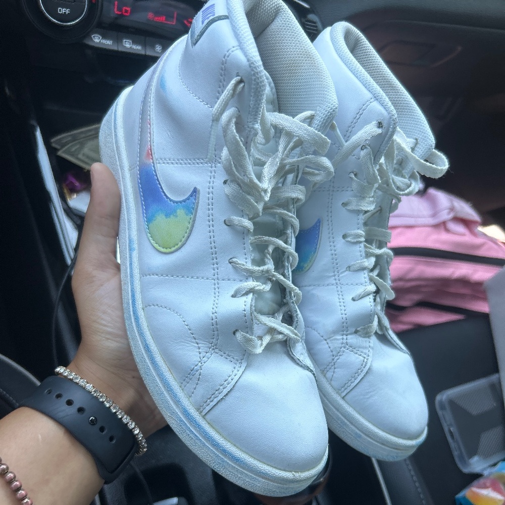 Nike high top blazers